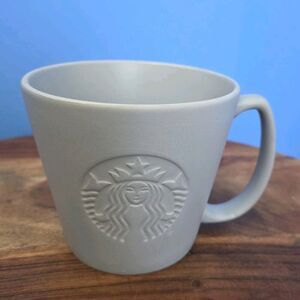 Starbucks Matte Grey Siren Mug GRANDE 16 Oz Collector 2019 Anniversary